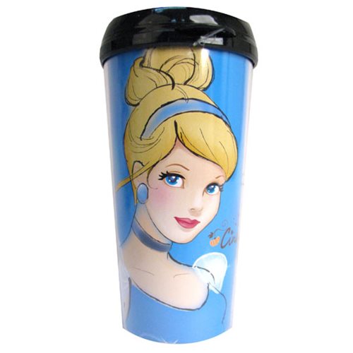 Cinderella 16 oz. Plastic Travel Mug